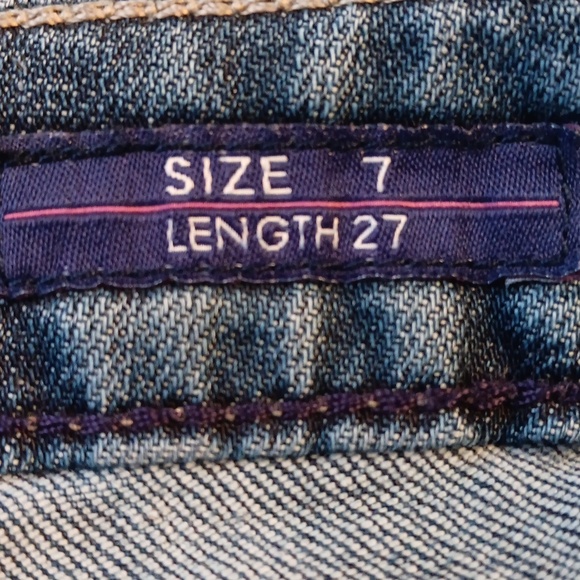 VIGOSS DESTROYED SKINNY BLUE JEANS - Picture 8 of 8